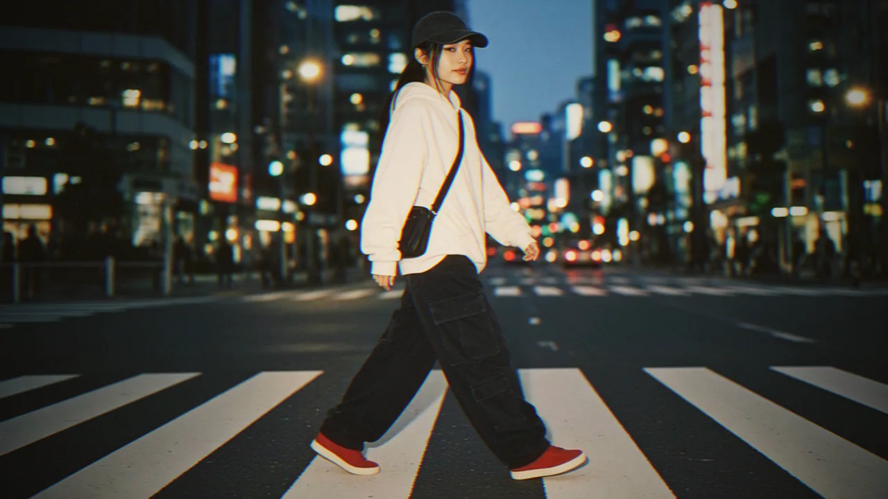 镜头 01 关键帧：FS · 斑马线 · LOOK 01